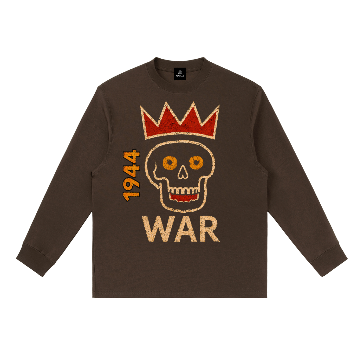 MAVADI 1944 Collection Crowned Witness Long Sleeve Tee