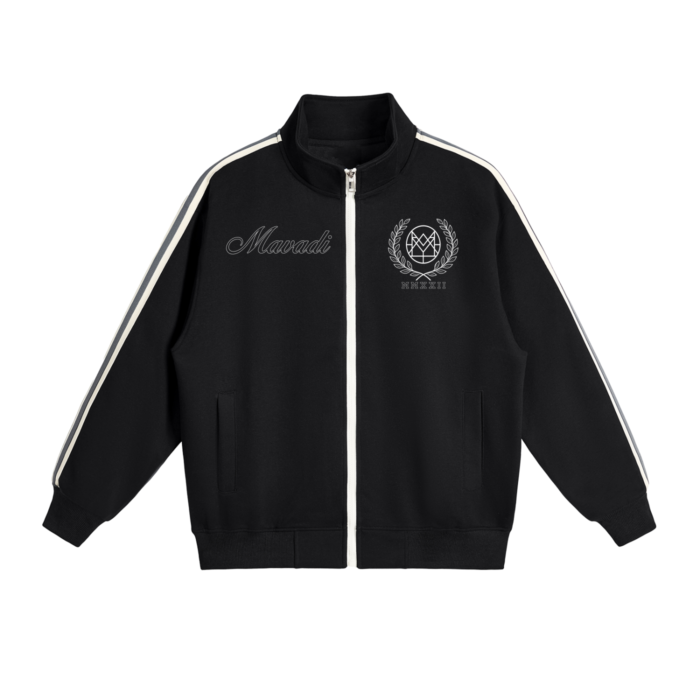 MAVADI Atelier Laureled House Stand Collar Track Jacket