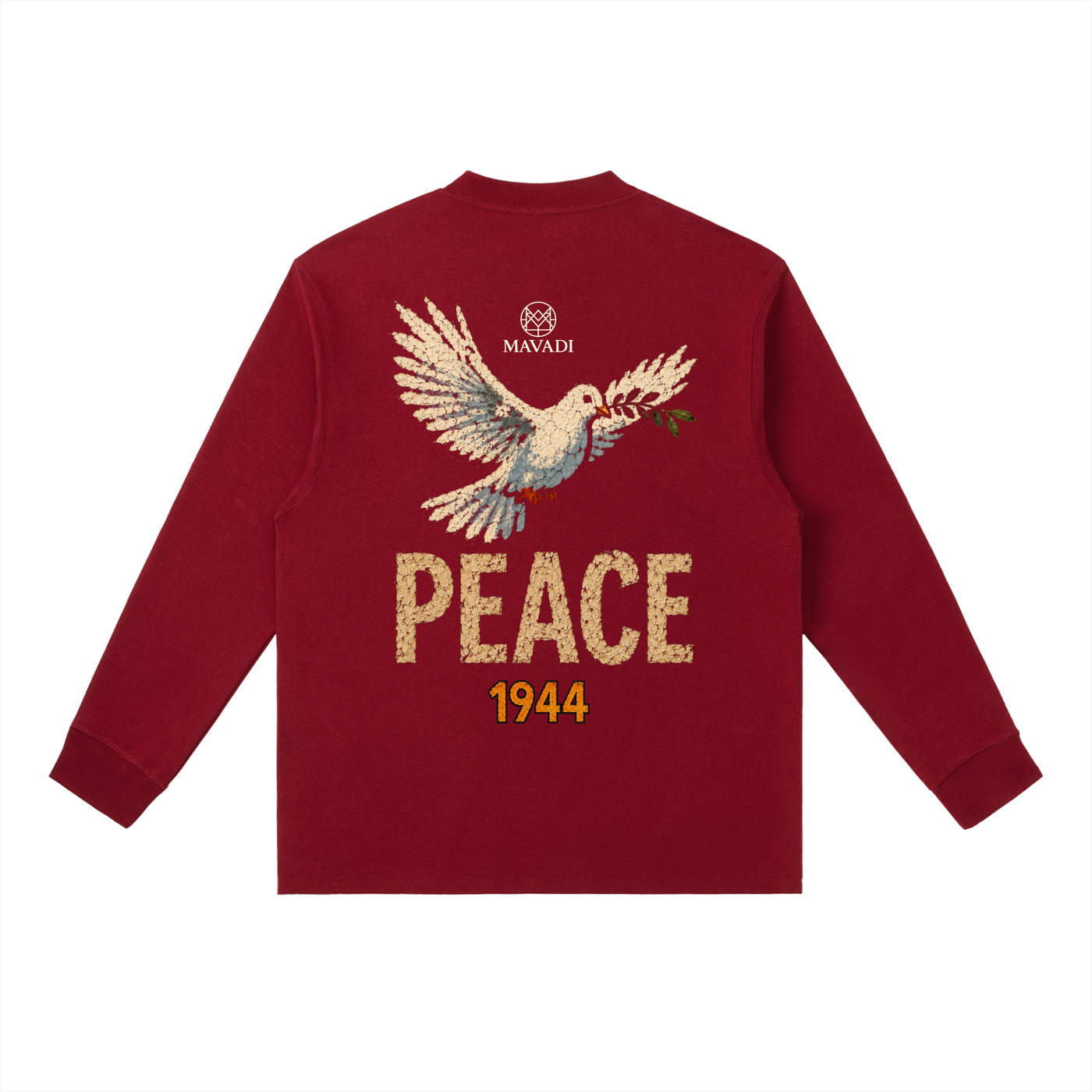 MAVADI 1944 Collection Crowned Witness Long Sleeve Tee