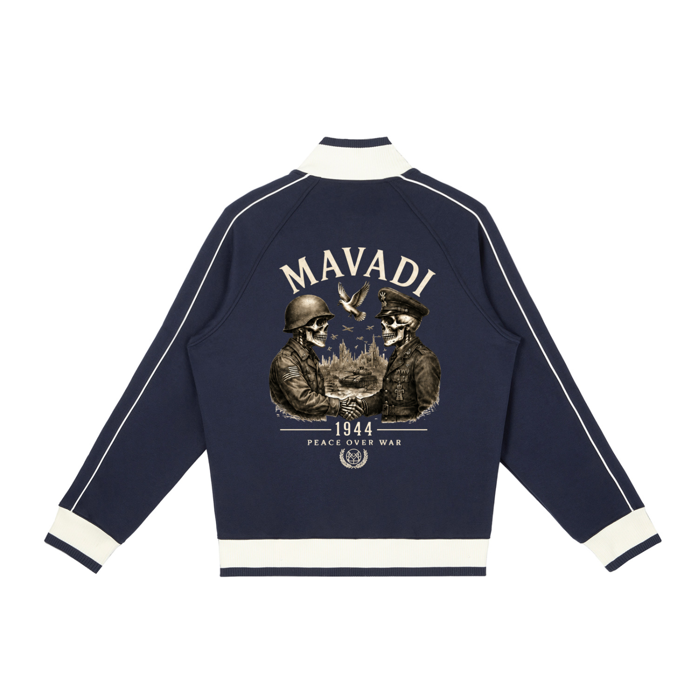 MAVADI 1944 Collection Peace Over War Heritage Zip Track Jacket
