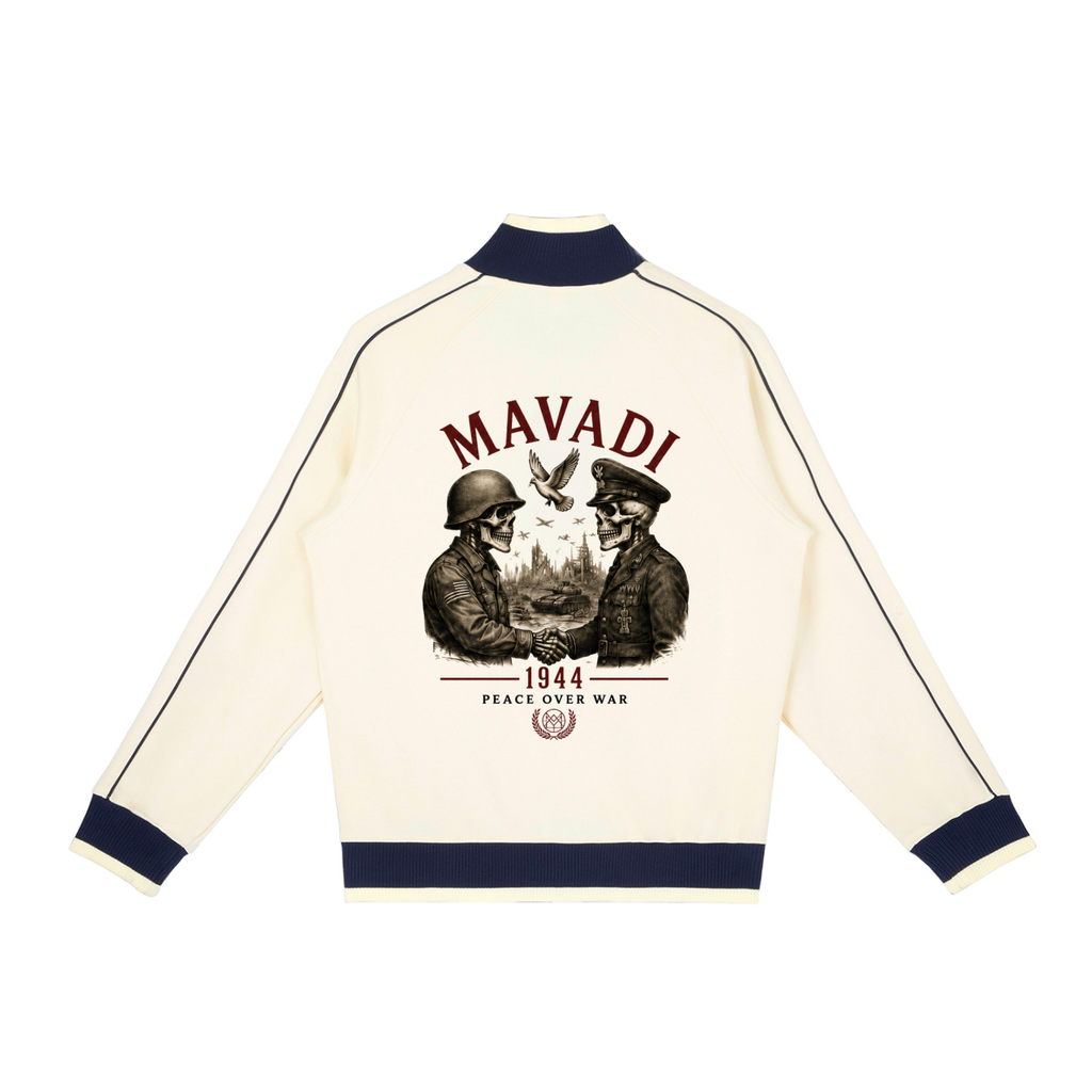 MAVADI 1944 Collection Peace Over War Light Zip Track Jacket