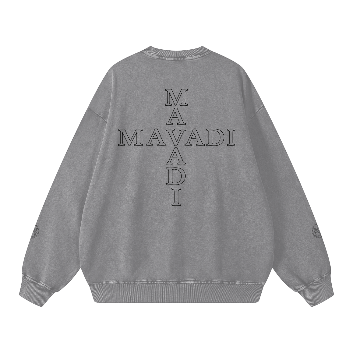 MAVADI Essentials Echo Stack Snow Wash Sweatshirt