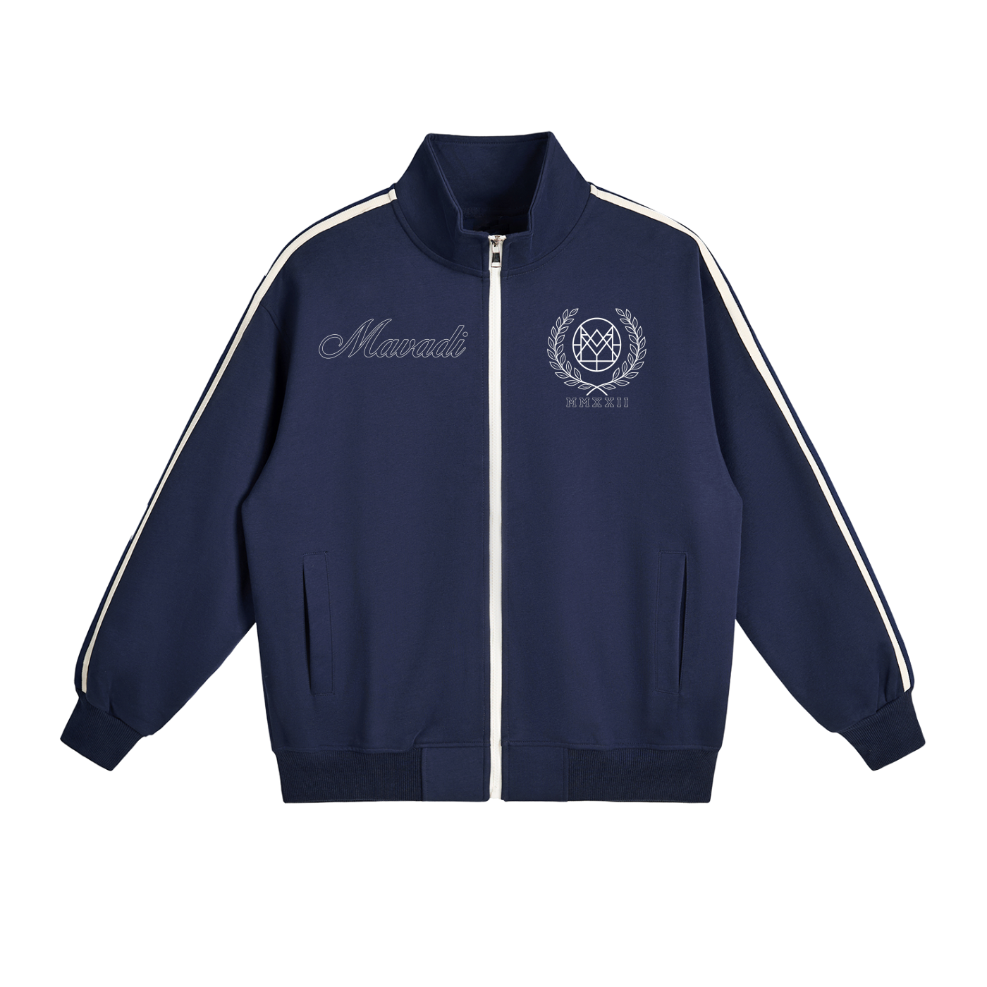 MAVADI Atelier Laureled House Stand Collar Track Jacket
