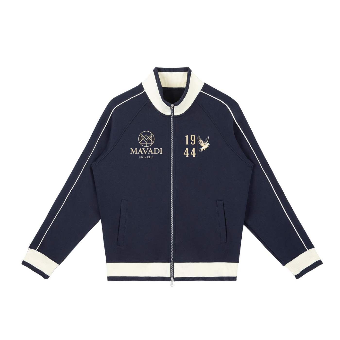 MAVADI 1944 Collection Peace Over War Heritage Zip Track Jacket