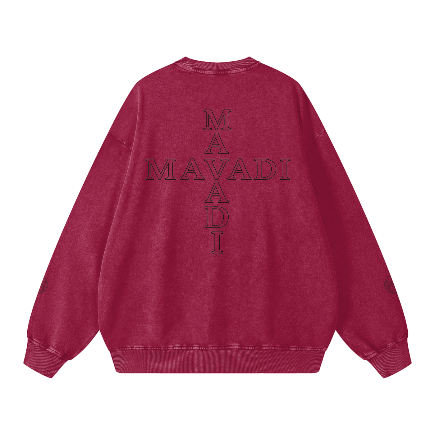 MAVADI Essentials Echo Stack Snow Wash Sweatshirt