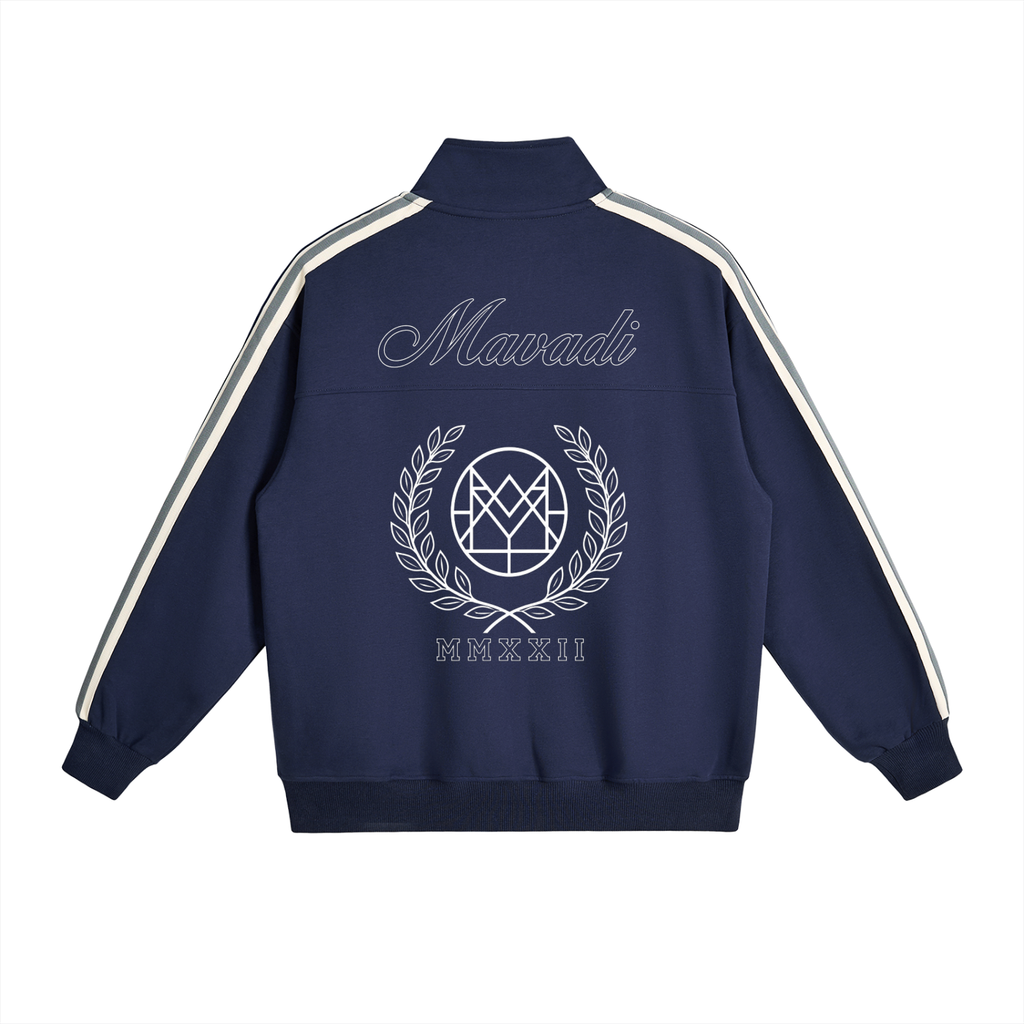 MAVADI Atelier Laureled House Stand Collar Track Jacket