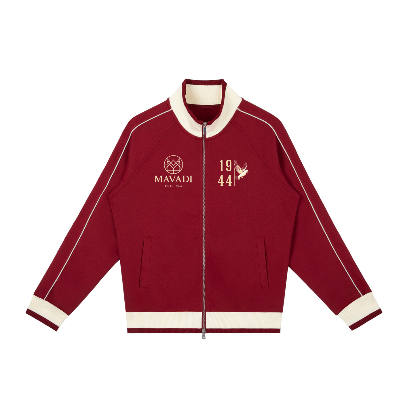 MAVADI 1944 Collection Peace Over War Heritage Zip Track Jacket