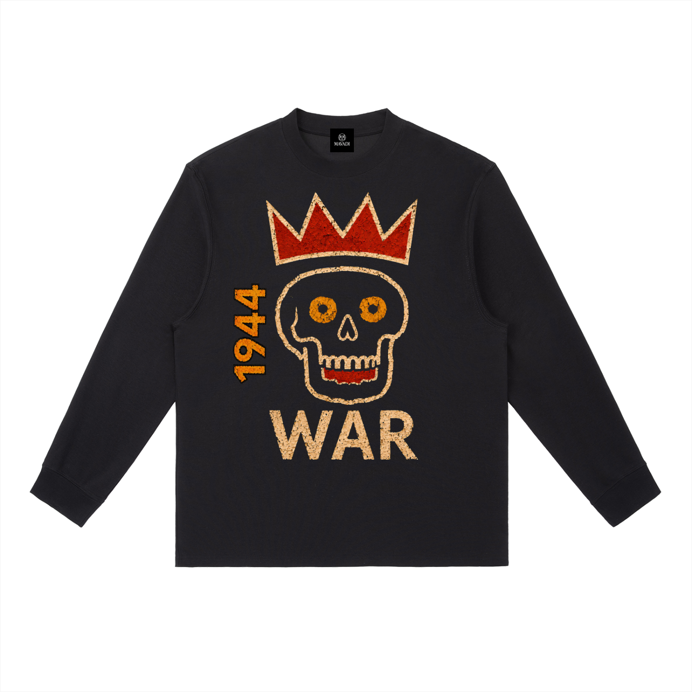MAVADI 1944 Collection Crowned Witness Long Sleeve Tee