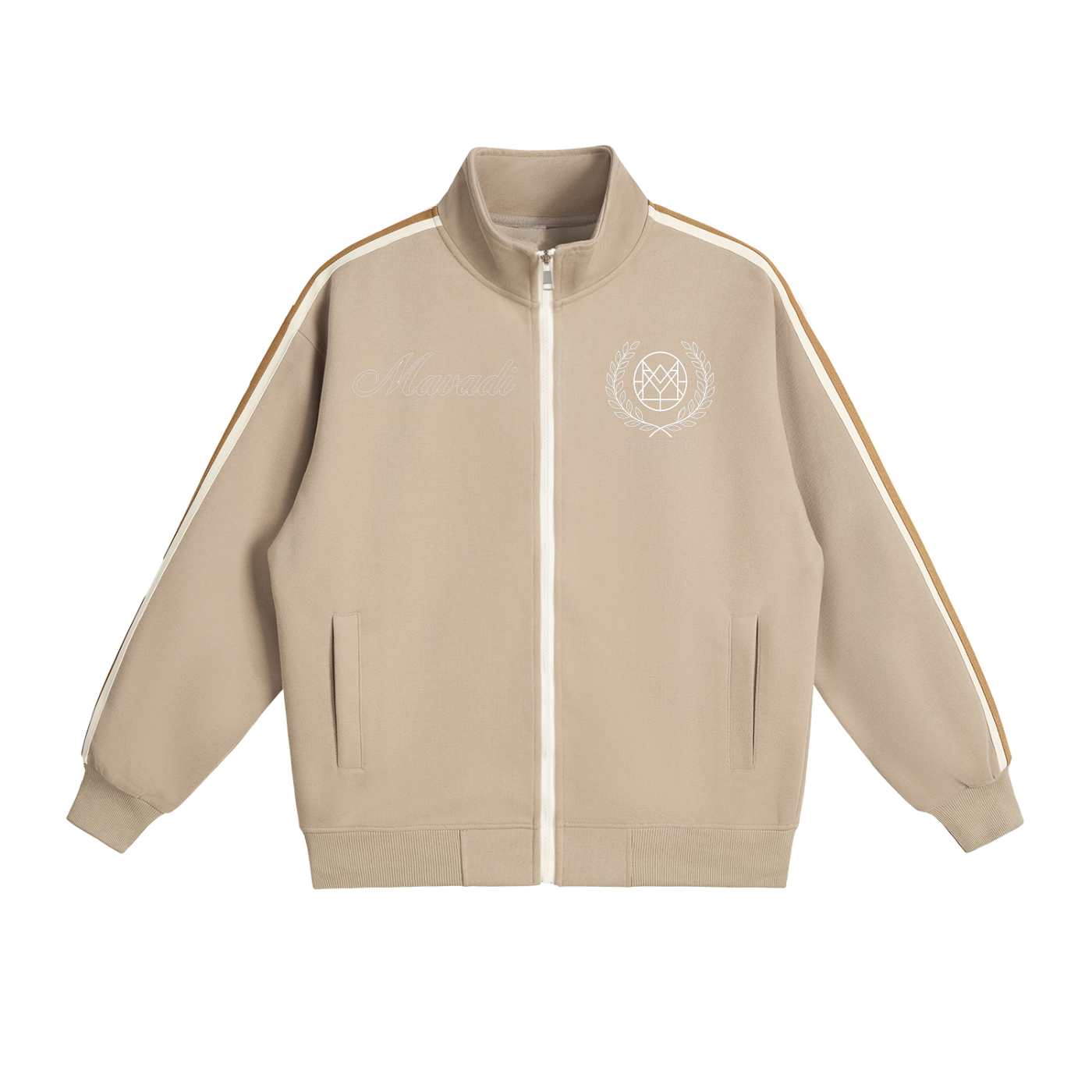 MAVADI Atelier Laureled House Stand Collar Track Jacket