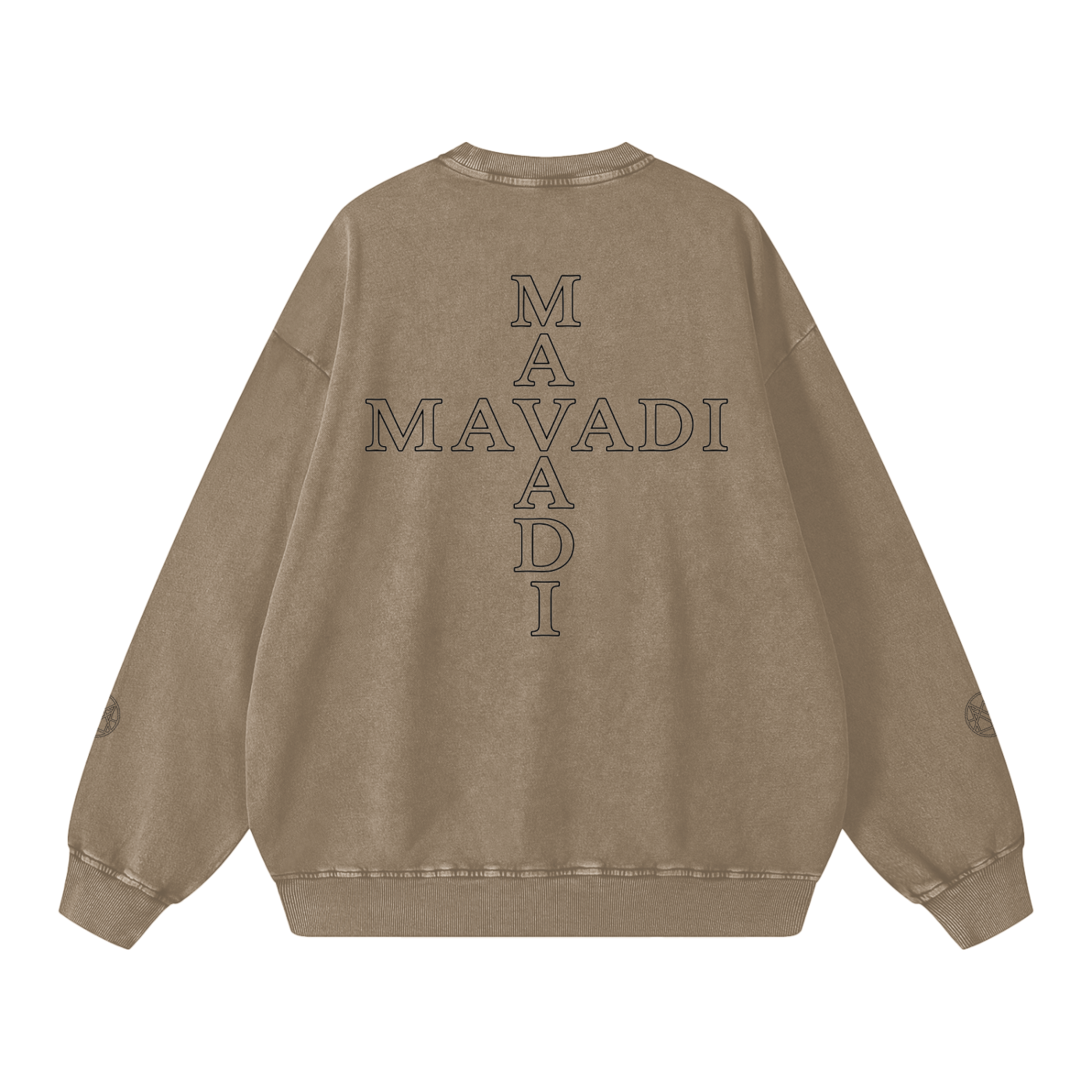 MAVADI Essentials Echo Stack Snow Wash Sweatshirt